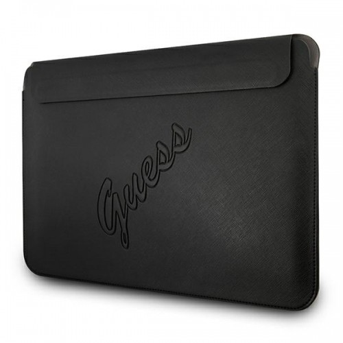 OEM Original GUESS Laptop Sleeve Saffiano Script GUCS13PUSASBK 13 inches black image 2