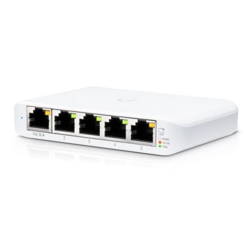 Ubiquiti USW-FLEX-3 Managed Switch, 3er Pack [5x Gigabit Ethernet, 1x PoE Port] image 1