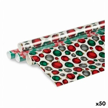 Krist+ Подарочная упаковка 70 x 200 cm Ёлочные шарики Разноцветный (50 штук)