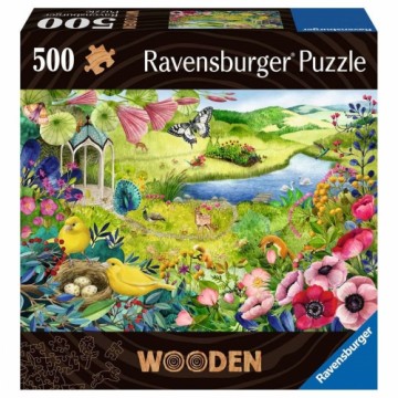 Puzle un domino komplekts Ravensburger Nature Garden 500 Daudzums