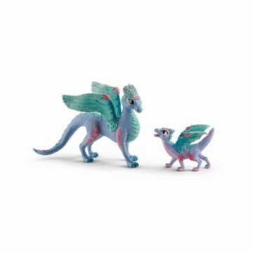 Rotaļu figūras Schleich Flower dragon with its little one