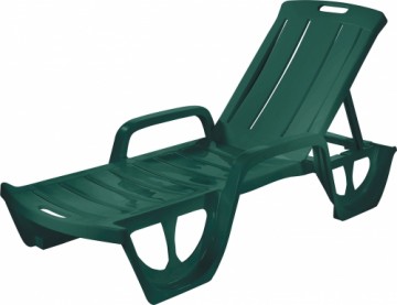 Keter ( SASKRĀPĒTS ) Sauļošanās krēsls Florida tumši zaļš