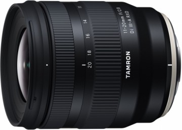 Tamron 11-20mm f/2.8 Di III-A RXD lens for Fujifilm X
