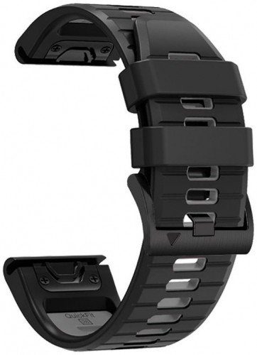 Tech-Protect watch strap IconBand Pro Garmin fenix 5/6/6 Pro/7, black/grey image 1