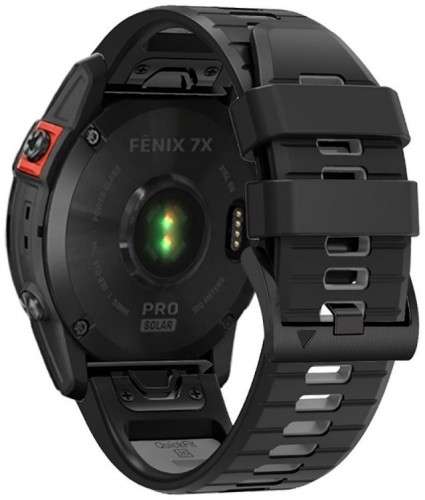 Tech-Protect watch strap IconBand Pro Garmin fenix 5/6/6 Pro/7, black/grey image 3