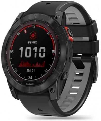 Tech-Protect watch strap IconBand Pro Garmin fenix 5/6/6 Pro/7, black/grey image 4
