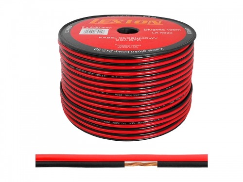 Акустический кабель LEXTON 2x2.50 CCA черный|красный image 1