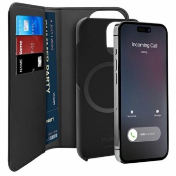 Puro Wallet Detachable iPhone 14 Pro Max 6,7" 2w1 MagSafe czarne|black PUIPC14P67BKMAG1BLK