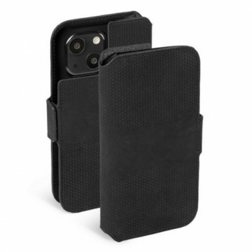 Krusell PhoneWallet Leather iPhone 13 6.1" czarny|black 62394