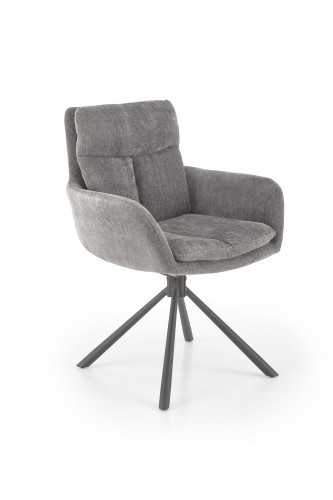 Halmar K495 chair, grey image 1