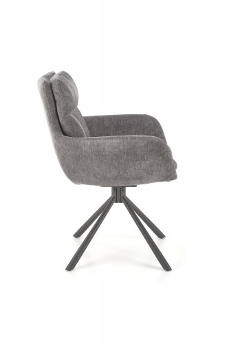 Halmar K495 chair, grey image 4