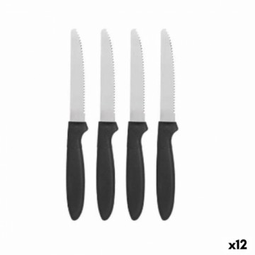 Kinvara Набор ножей Чёрный Серебристый Нержавеющая сталь Пластик 19,5 cm (12 штук)