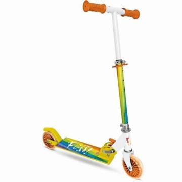 Скутер-скейт Mondo Радужная Складной 2 Колесики