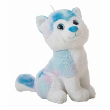 Bigbuy Kids Pūkaina Rotaļlieta Zils Husky 60 cm