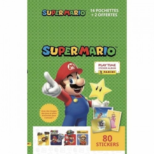 Uzlīmju komplekts Panini 14+2 80 gb. Super Mario Bros™ image 1