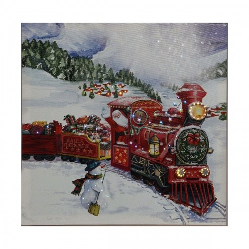 Bigbuy Christmas Glezna Dekoratīvie LED Ziemassvētki 38 x 38 cm image 2