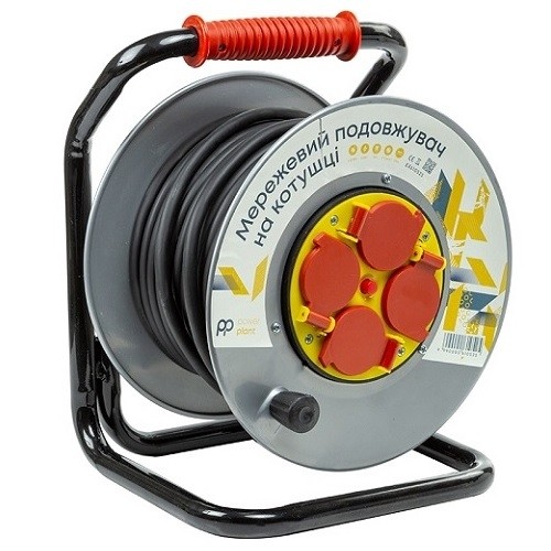 EXD Extension Cord with Reel 25m, 4 sockets, 3x2.5mm2 image 1