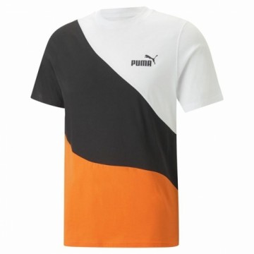 t-krekls Puma Power Cat Tumši oranža Vīriešu