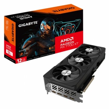 Gigabyte Radeon RX 7700XT Gaming OC 12G Grafikkarte - 12GB GDDR6, 2x HDMI, 2x DP