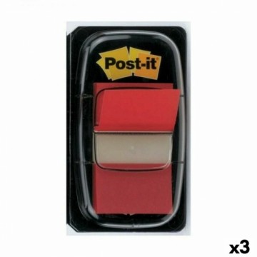 Līmlapiņas Post-it Index 25 x 43 mm Sarkans (3 gb.)