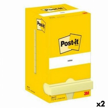 Līmlapiņas Post-it 76 x 76 mm Dzeltens (2 gb.)