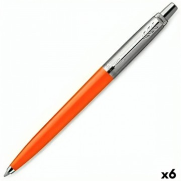 Ручка Parker Jotter Originals Оранжевый Сталь (6 штук)