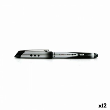 Šķidrās tintes pildspalva Pilot V Ball Grip 0,7 mm Melns (12 gb.)