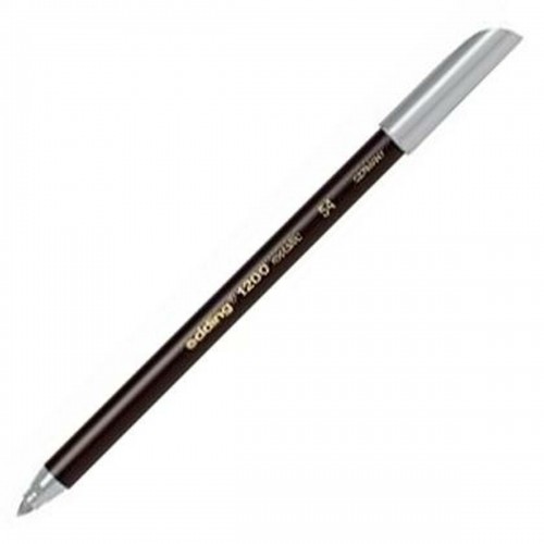 Marķiera Pildspalva Edding 1200 Sudrabains (10 gb.) image 4