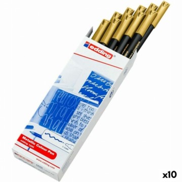 Marķiera Pildspalva Edding 1200 Bronza (10 gb.)
