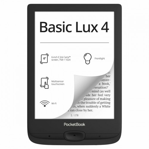 Elektroniskā Grāmata PocketBook LUX 4 8 GB RAM Melns image 1