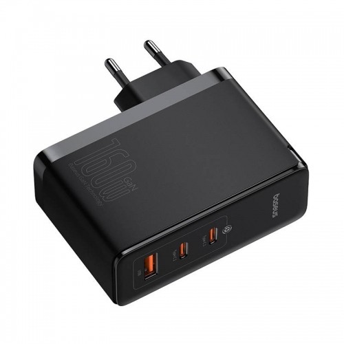 Wall charger Baseus GaN5 Pro 2xUSB-C + USB, 160W (black) image 4