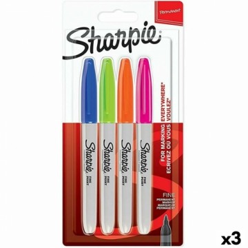 Набор маркеров Sharpie Разноцветный 4 Предметы 0,9 mm (3 штук)