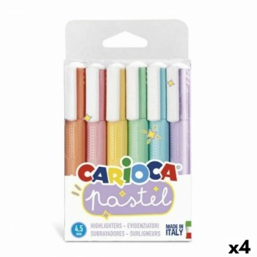 Набор маркеров Carioca Разноцветный 6 Предметы Пирог (4 штук)