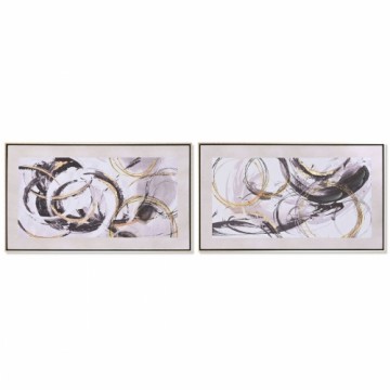Glezna Home ESPRIT Abstrakts Moderns 95 x 3 x 55 cm (2 gb.)