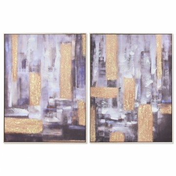 Glezna Home ESPRIT Abstrakts Moderns 62 x 4,5 x 82 cm (2 gb.)
