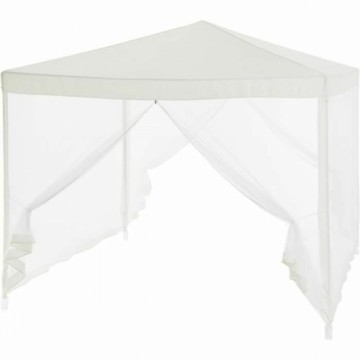 Bigbuy Outdoor Lapene 140 Tērauds 100 % poliesters 3 x 3 m Balts