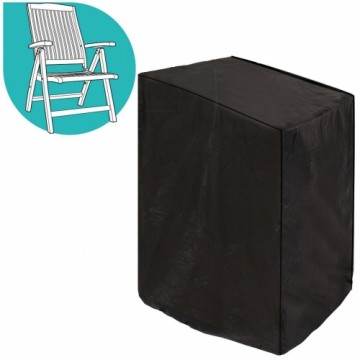 Bigbuy Garden Aizsardzības Futlāris atzveltnes krēsls Melns PVC 89 x 76 x 107 cm