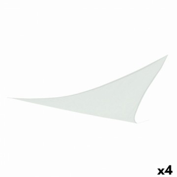 Тент Aktive Треугольный 500 x 500 cm полиэстер Белый (4 штук)