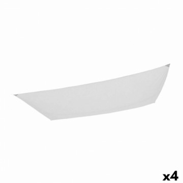 Тент Aktive Треугольный 200 x 0,5 x 300 cm полиэстер Белый (4 штук)