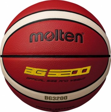 Баскетбольный мяч для тренировок MOLTEN B6G3200, синт. кожа размер 6