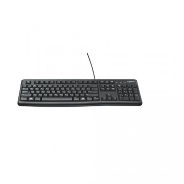 Klaviatūra Logitech Keyboard K120 for Business Melns Balts Angļu