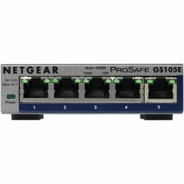 Настольный коммутатор Netgear GS105E-200PES 5P Gigabit RJ45