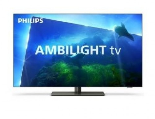 Philips  
         
       TV Set||55"|OLED/Smart|3840x2160|Wireless LAN|Bluetooth|Google TV|Metallic|55OLED818/12 image 1