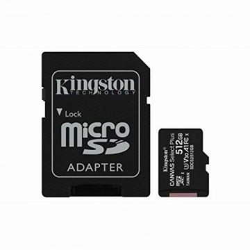 Mikro SD Atmiņas karte ar Adapteri Kingston Canvas Select Plus 512GB 2 g