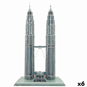 3D Puzle Colorbaby Petronas Towers 27 x 51 x 20 cm (6 gb.)