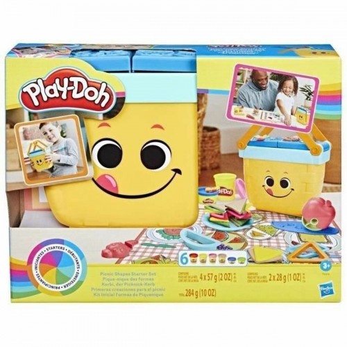 Veidošanas Spēles Play-Doh PICNIC SHAPES STARTER SET image 1