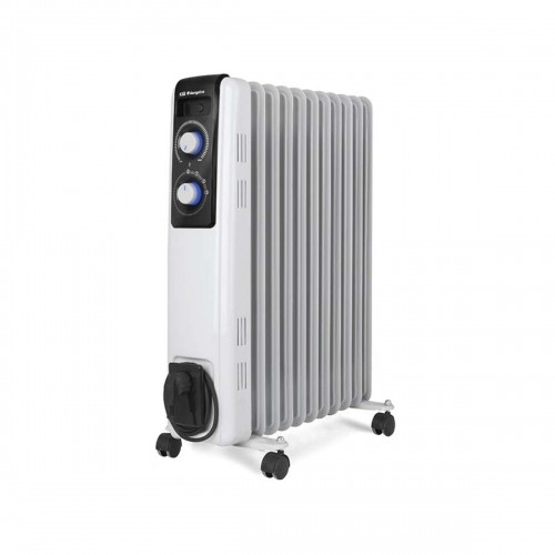 Масляный радиатор (11 секций) Orbegozo RF2500 Белый 2500 W image 1