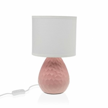 Настольная лампа Versa Розовый Белый Керамика 40 W 15,5 x 27,5 cm