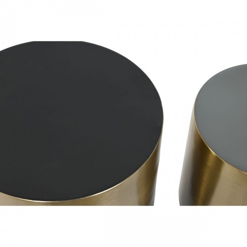 2 tabulu komplekts Home ESPRIT Balts Melns Metāls 35,5 x 35,5 x 40 cm image 3