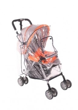 WOMAR Anti-rain cover to an universal stroller transparent, 3-Z-PW-004
